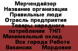 Мерчендайзер › Название организации ­ Правильные люди › Отрасль предприятия ­ Товары народного потребления (ТНП) › Минимальный оклад ­ 26 000 - Все города Работа » Вакансии   . Мордовия респ.